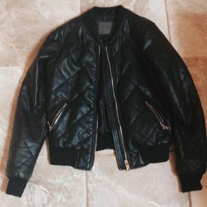 Faux Leather Jacket 💫